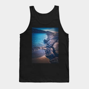 Wild Summer Beach Sea Rocks Tank Top